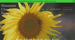 Desktop Screenshot of mountaincloudfarm.com